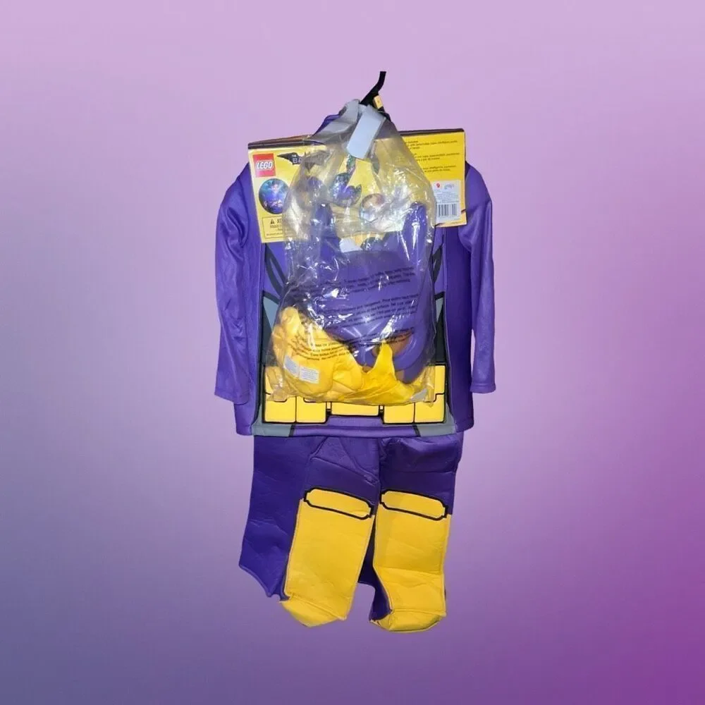 NIP Batgirl Lego Movie Prestige Child Costume Size Small 4-6